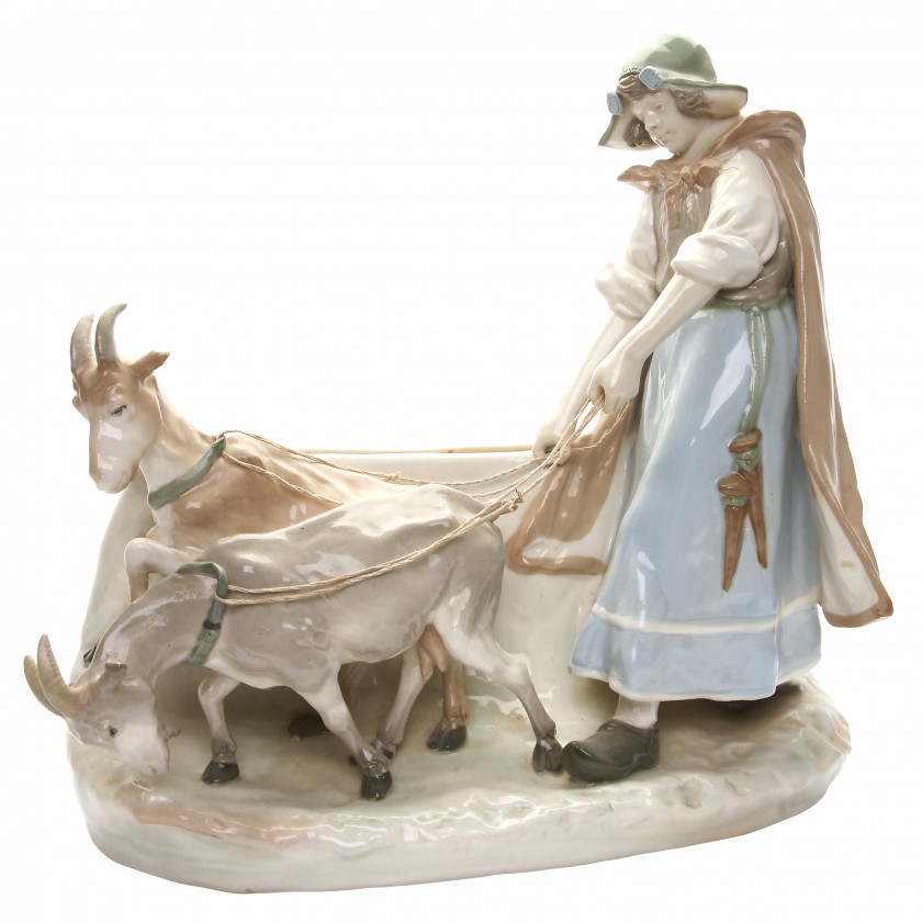 Porcelain figure "Shepherdess"