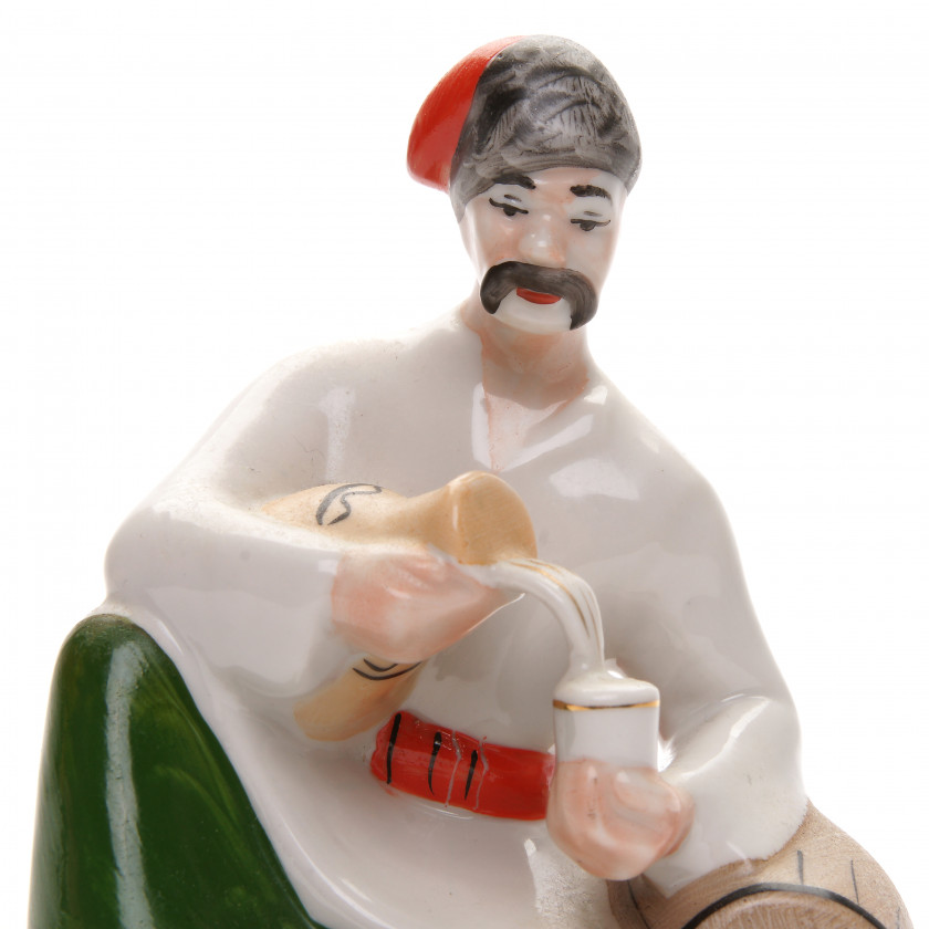Porcelain figure "Cossack with a jug"