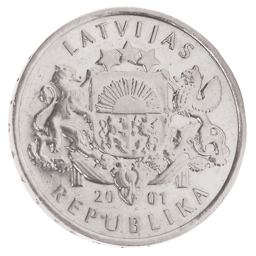 1 лат 2001, Латвия - Аист (XF)