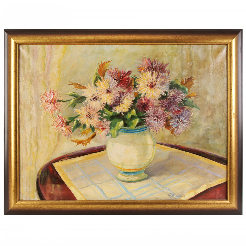 Painting "Still life with asters"