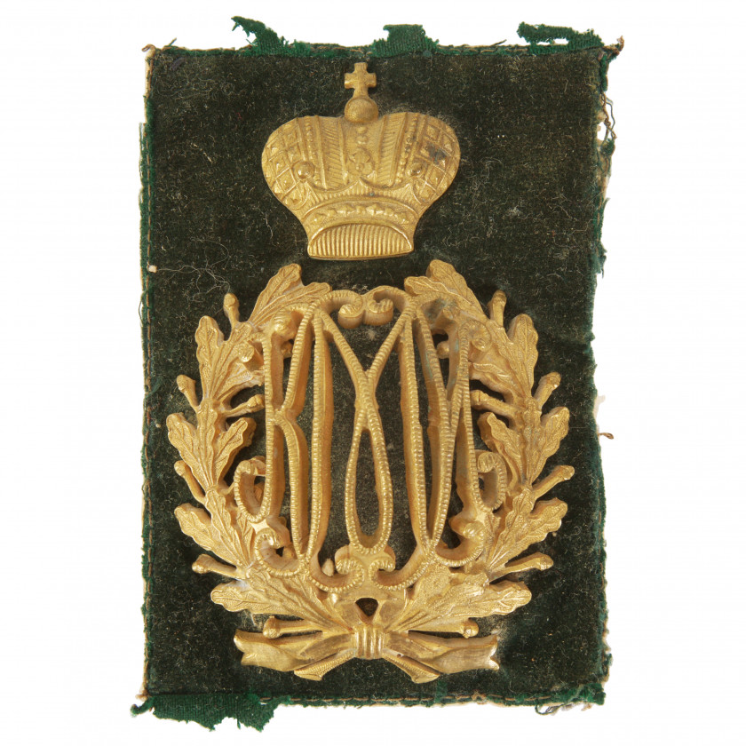 Epaulet of a student of the Imperial Konstantinovsky Institute of Surveying in Moscow