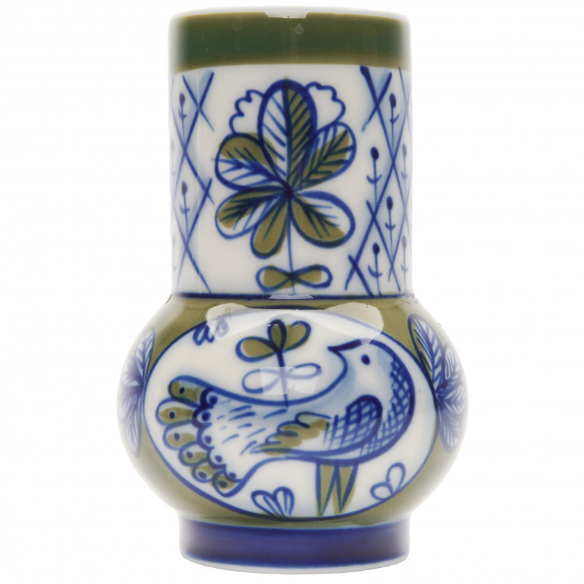 Porcelain vase "Ornament with birds"