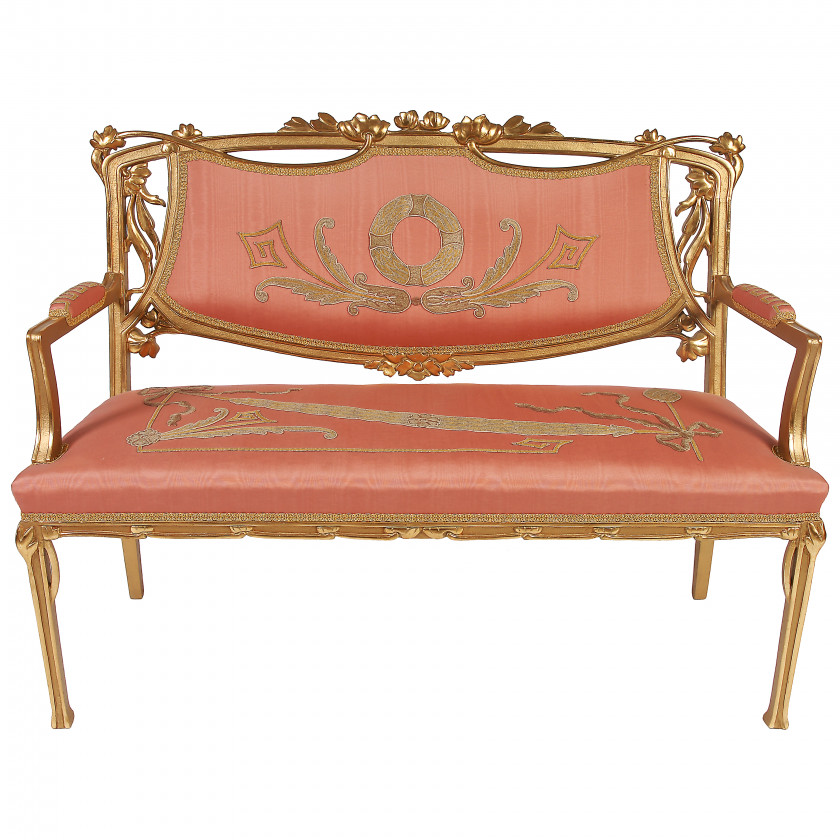 Set of furniture in art nouveau style