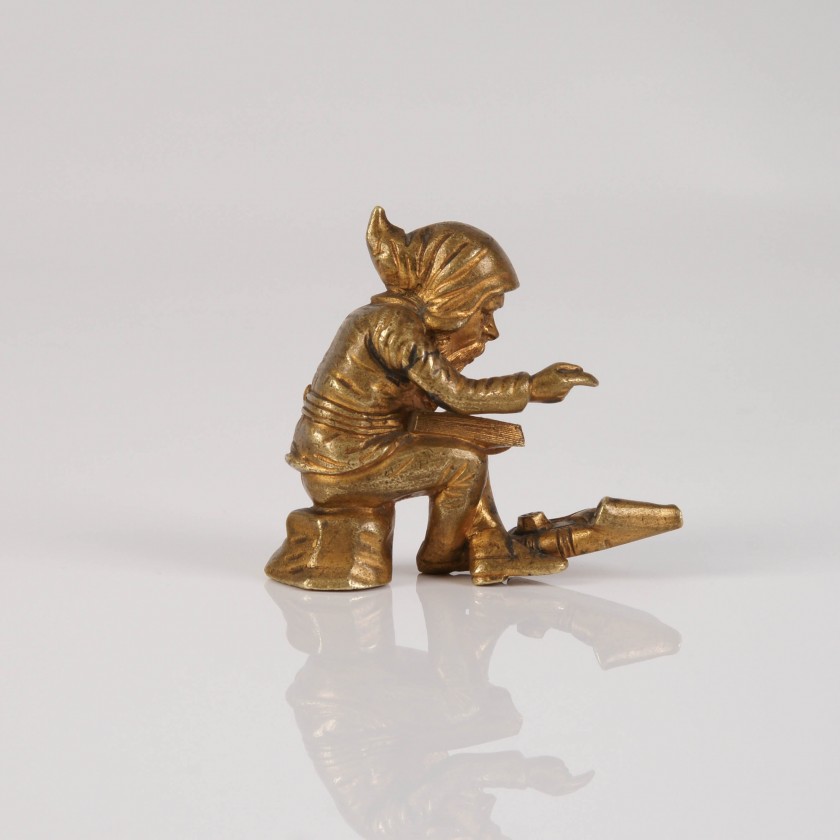Bronze press for paper "Gnome"