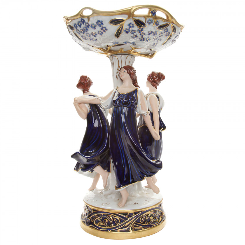 Porcelain vase "Dancing girls"