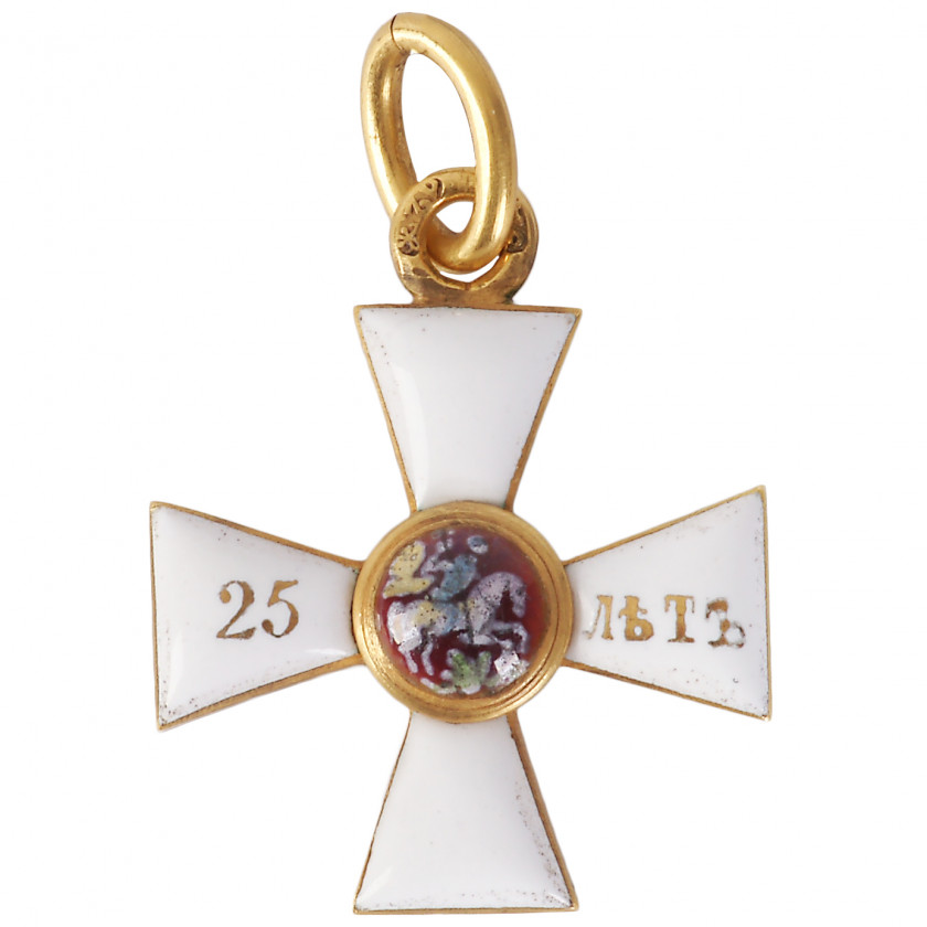 Miniatūrais ordenis "Svētā Georga par 25 gadu kalpošanu"
