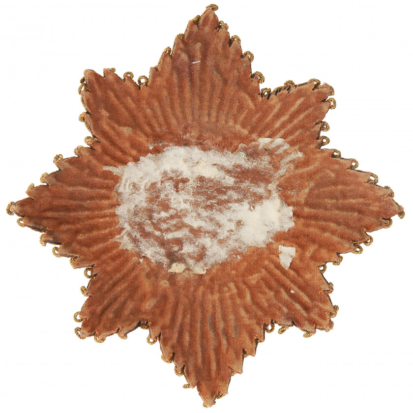 Sewn star of the order of St. Stanislav