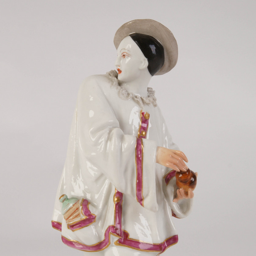 Porcelain figure "Harlequin"