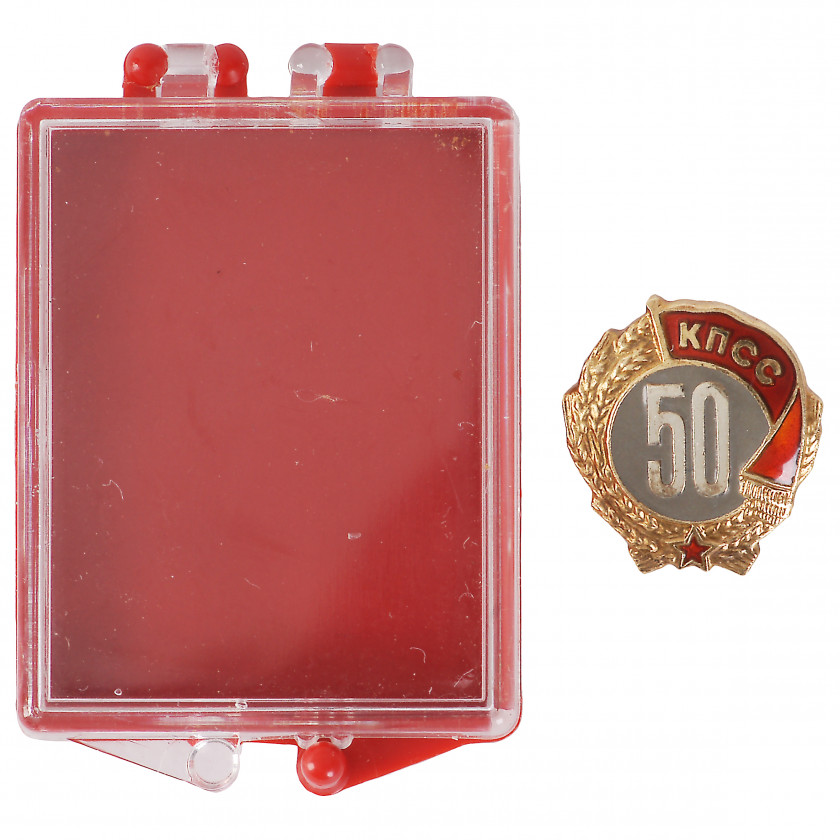 Badge "50 years in the CPSU"