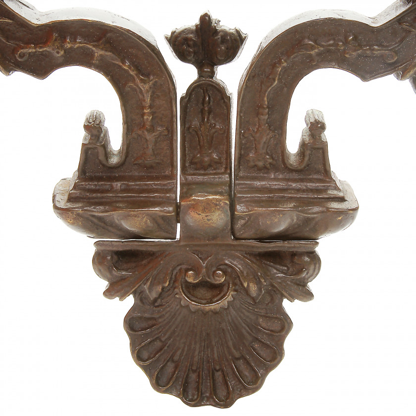Bronze door knocker