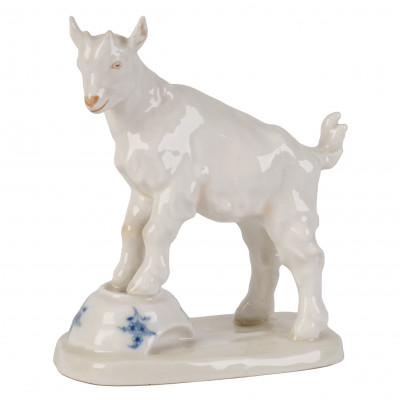 Porcelain figure "Baby goat"