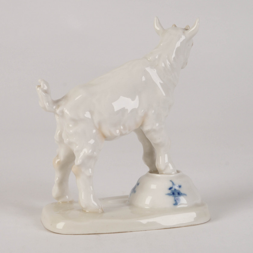 Porcelain figure "Baby goat"