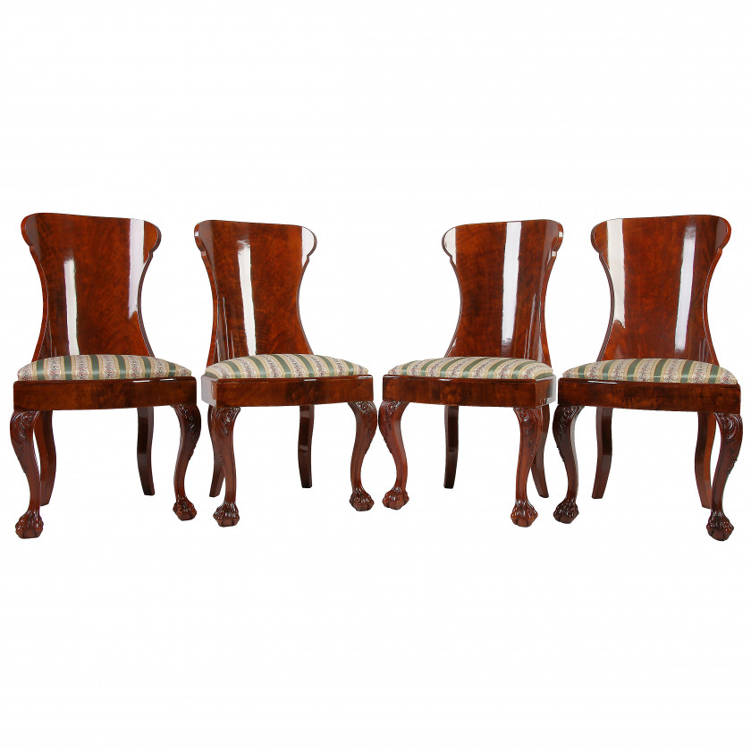 Set of four chairs