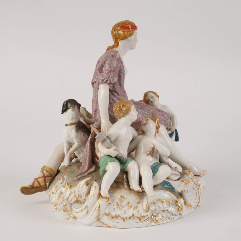 Porcelain figure "A pair of lovers"