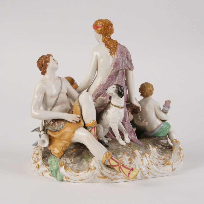 Porcelain figure "A pair of lovers"