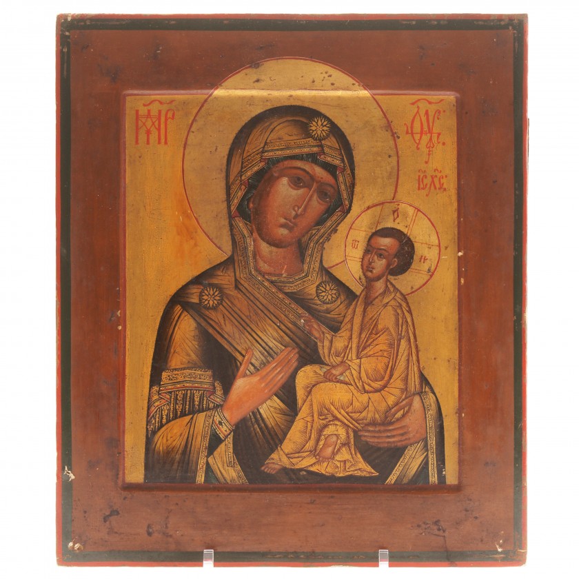 Icon "The Virgin of Tikhvin"
