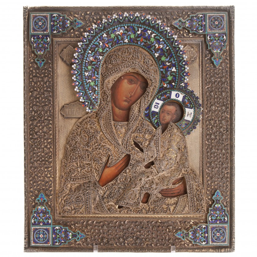 Icon "The Virgin of Tikhvin"