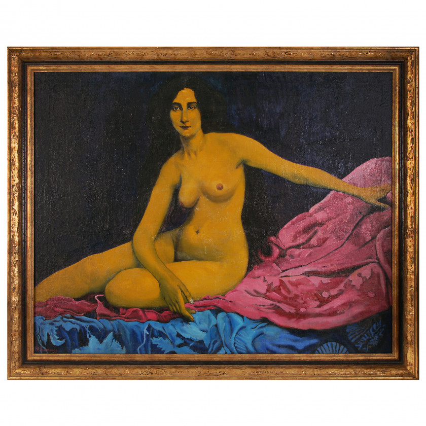Painting "Lemon woman"