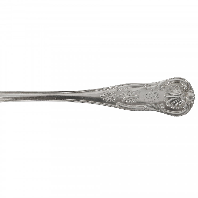 Set of silver tablespoons, 6 pcs.