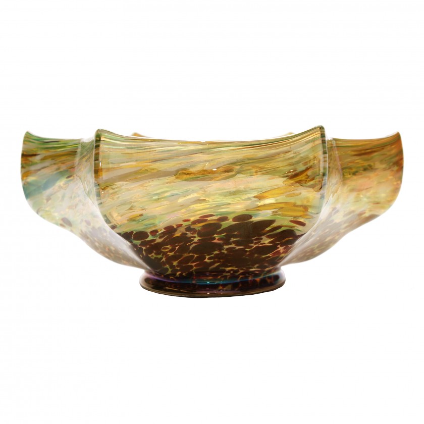 Glass vase "Alligator"