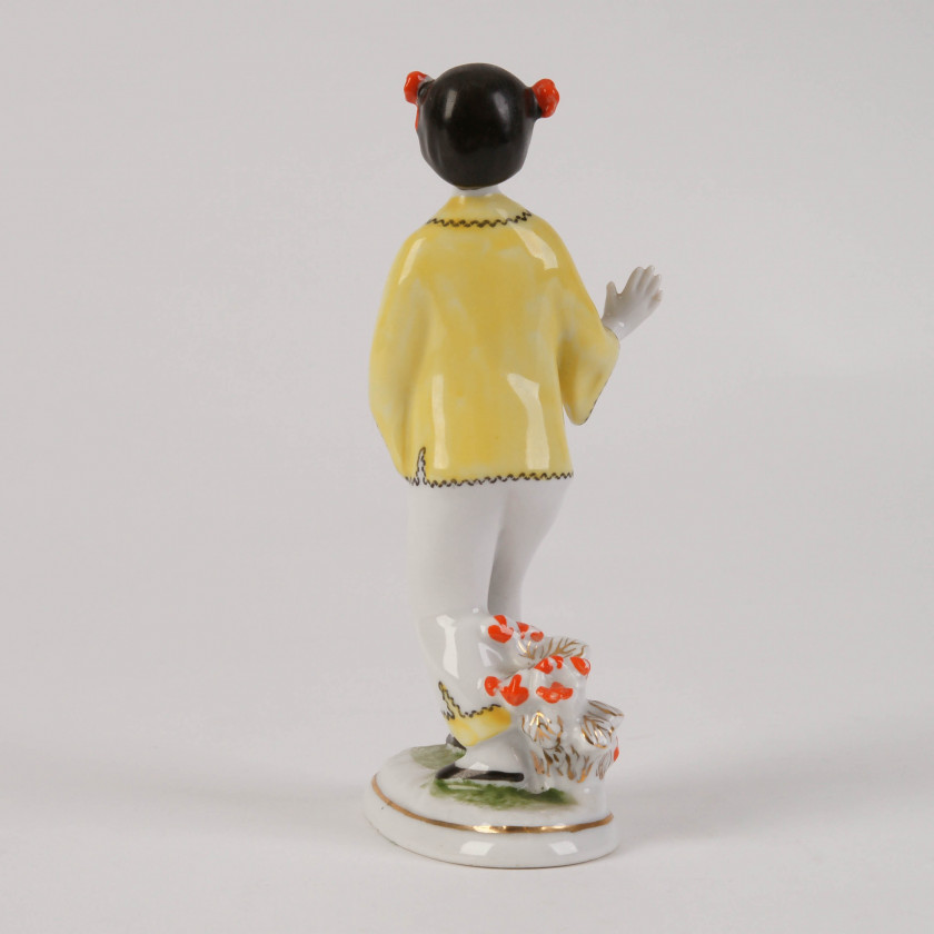 Porcelain figure "Chinese girl"