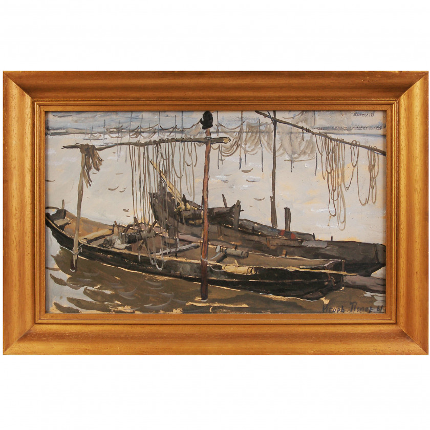 Картина "Две лодки"