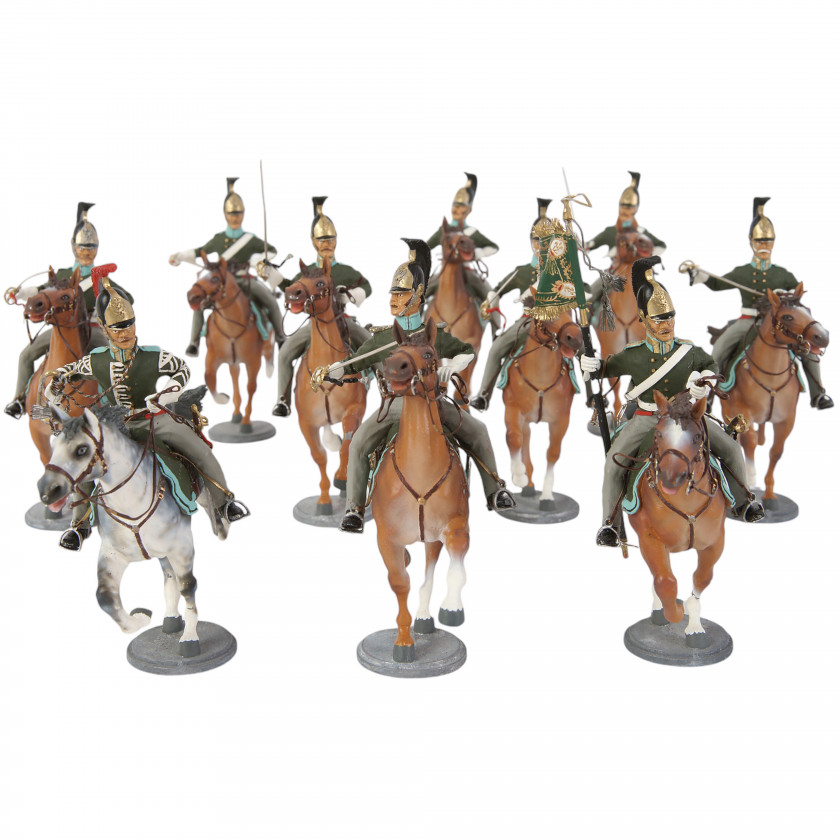 Set of tin figurines "Nizhyn Dragoon Regiment, 1812"