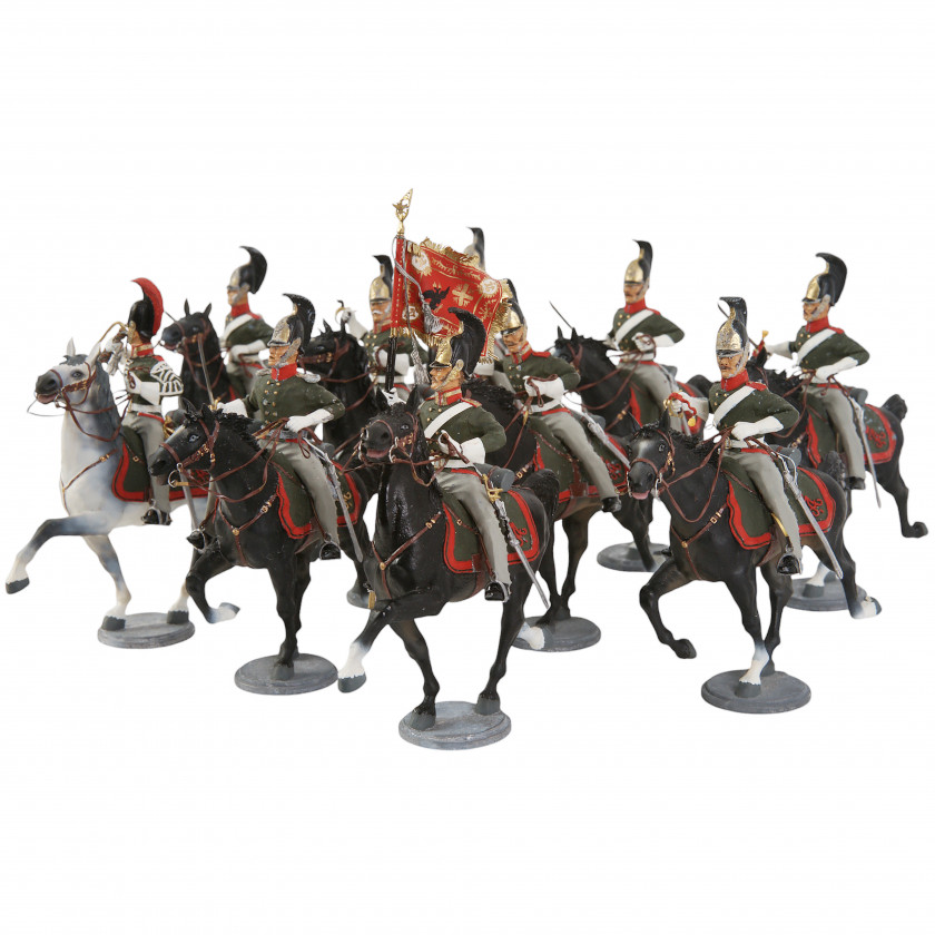 Set of tin figurines "Riga Dragoon Regiment, 1812"