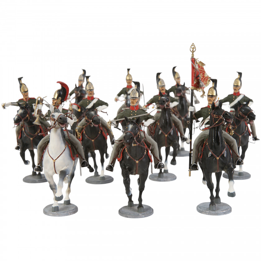 Set of tin figurines "Riga Dragoon Regiment, 1812"