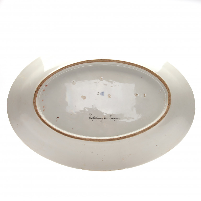Porcelain dish "Abduction of Europe"