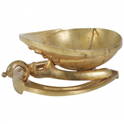 Bronze ashtray with a horseshoe and a jockey’...