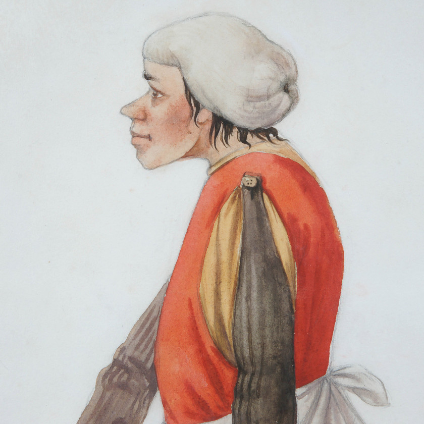 Costume design for the performance of "Alonso Quijano"