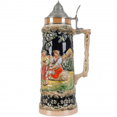 Beer stein "Woodcutters and Herdswomen"