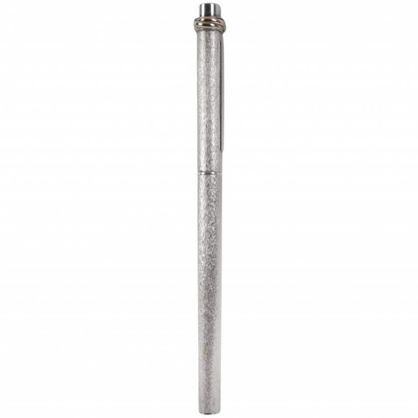 Pen "Must de Cartier Trinity Silver plated Ballpoint Pen"