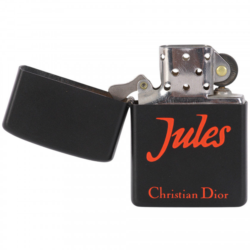 Lighter "Zippo Jules Christian Dior, Black Matte"