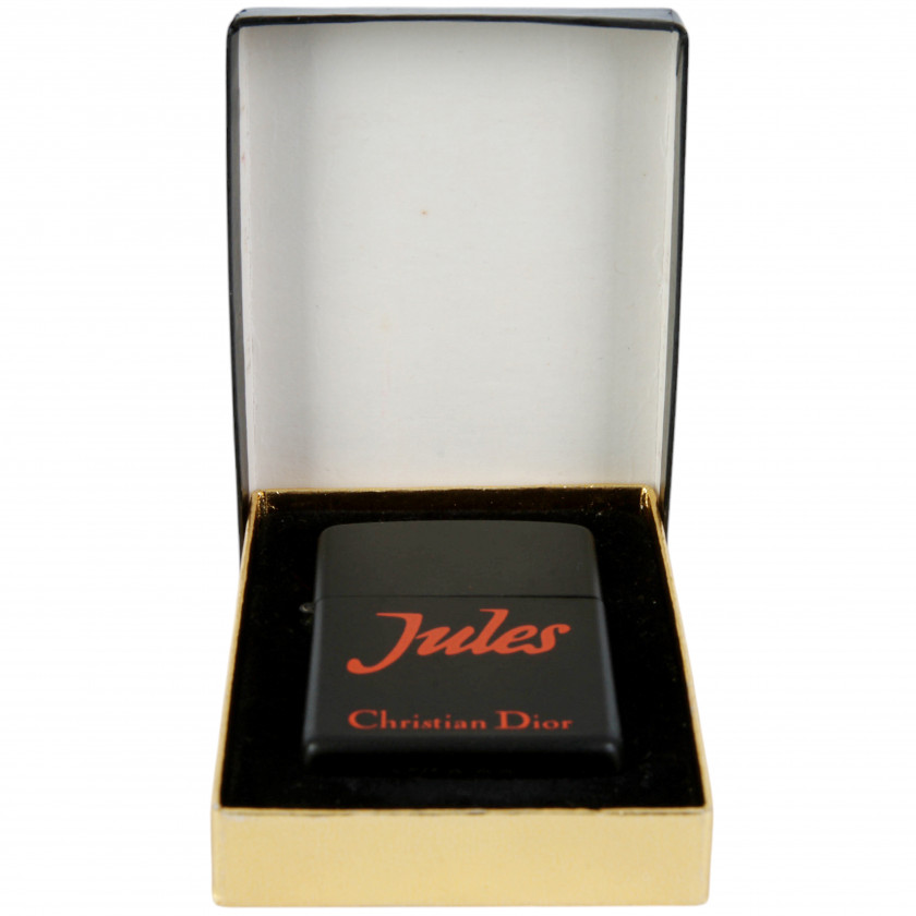 Lighter "Zippo Jules Christian Dior, Black Matte"