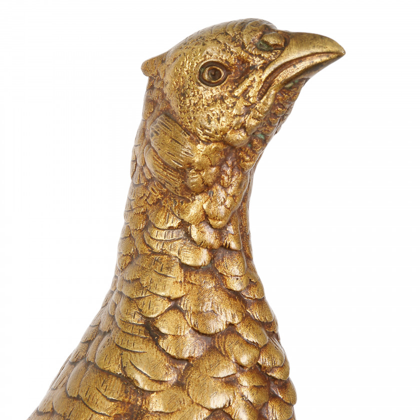 Bronze sculpture "Pheasant"