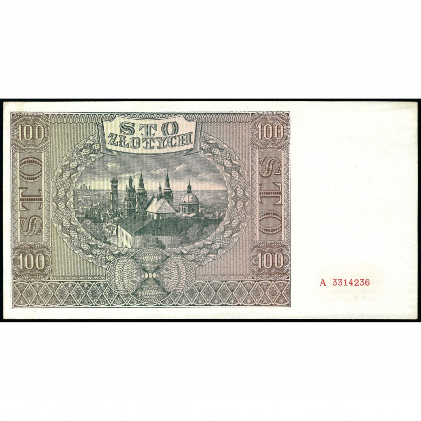 100 Zlotych, Poland, 1941 (AU), Pick 103
