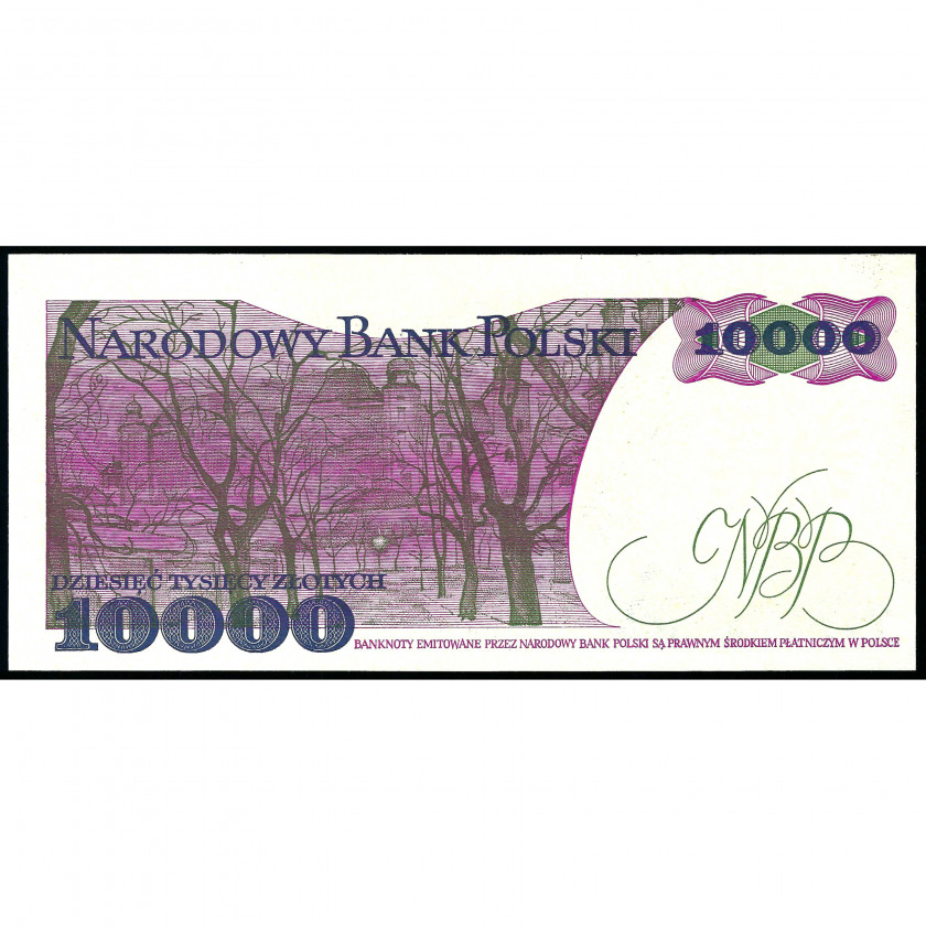 10000 Zlotych, Poland, 1988 (UNC), Pick 151b