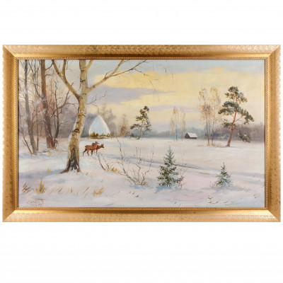 Painting "Winter Landscape"