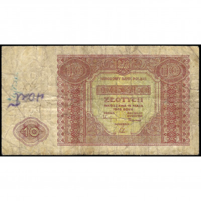 10 Zlotu, Polija, 1946 (G), Pick 126