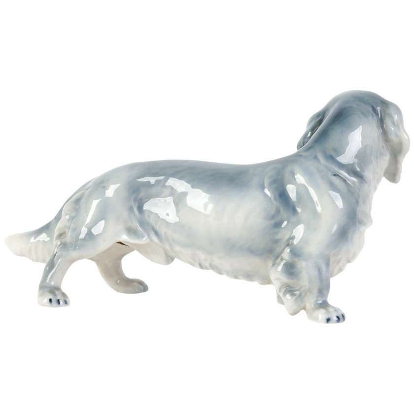 Фаянсовая фигура "Такса"