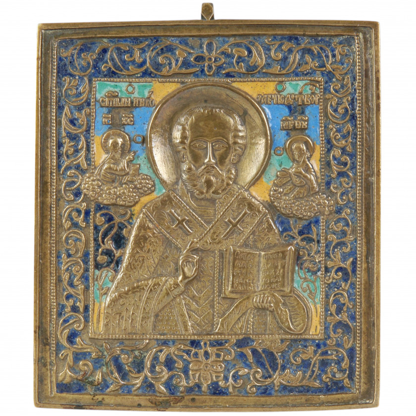 Ikona "Svētais Nikolajs Brīnumdarītājs"