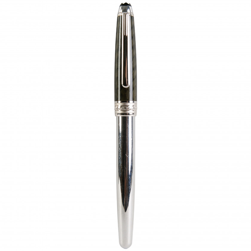 Pen "Montblanc Meisterstuck Carbon Steel Fountain Pen"