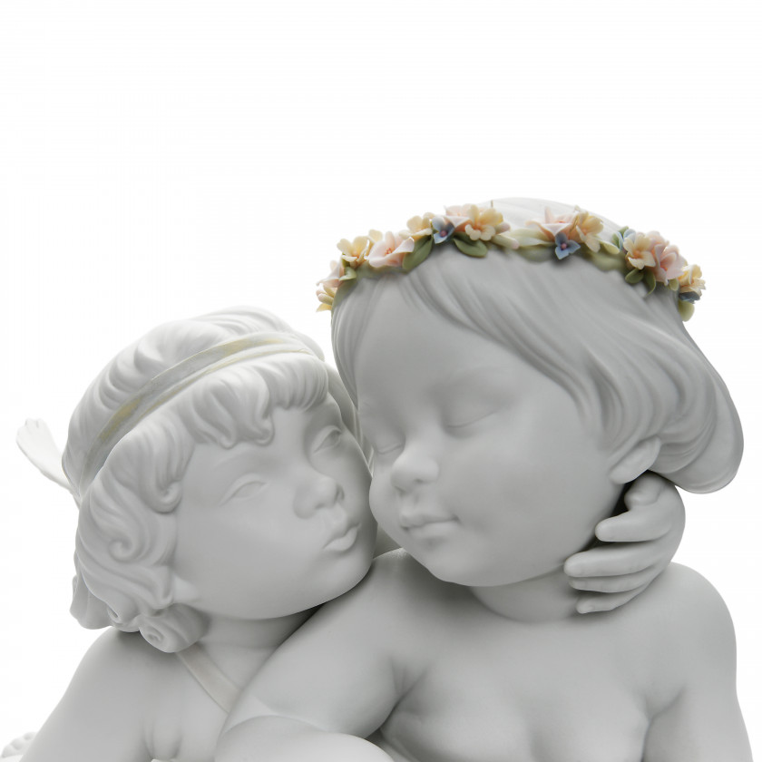 Porcelain figure "Eros and Psyche"