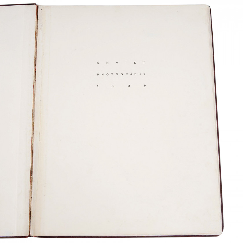 Книга "Советская фотография 1939"