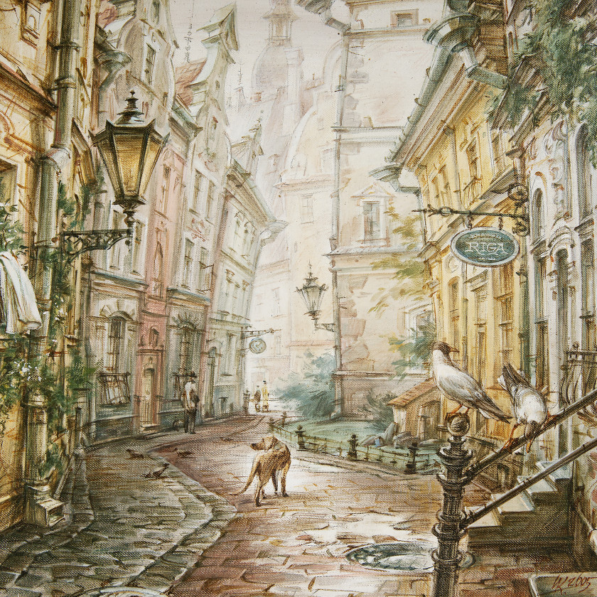 Painting "Old Riga"