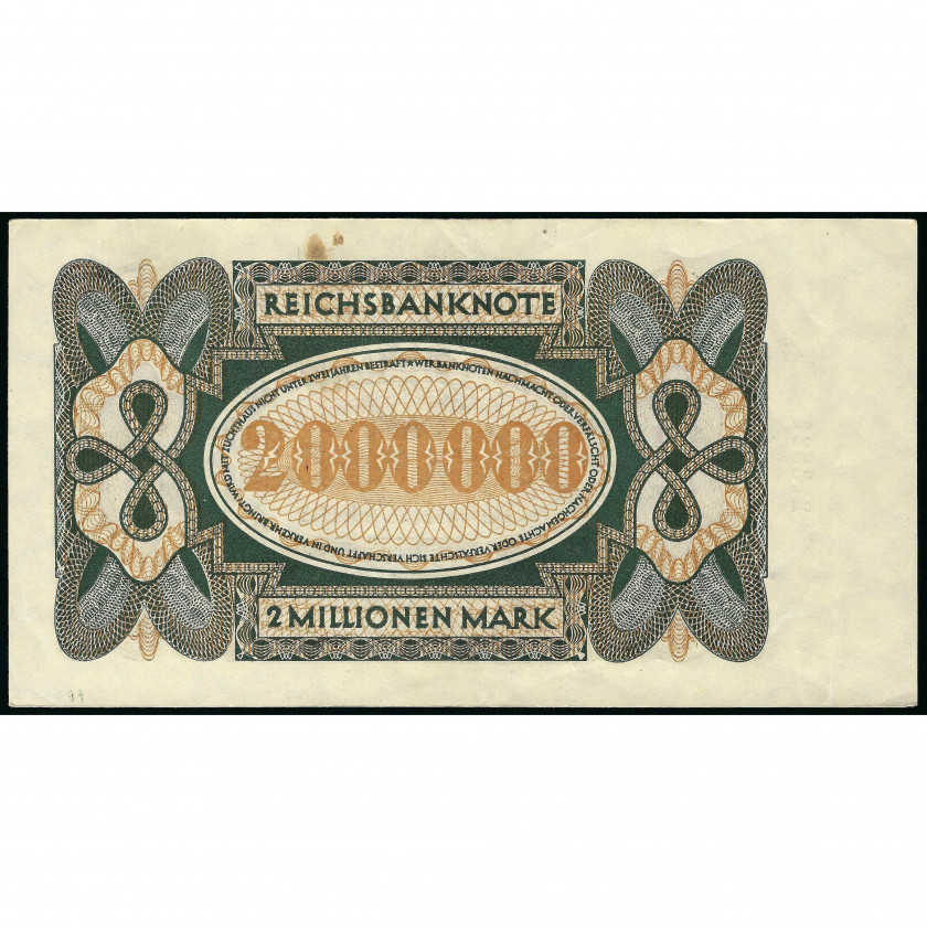 2 Миллиона Марок, Германия, 1923 (AU), Pick 89a