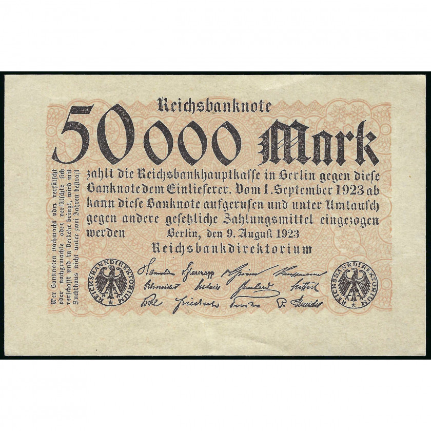 50000 Mark, Germany, 1923 (UNC), Pick 99