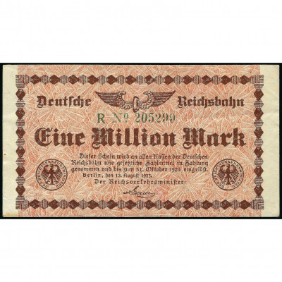 Нотгельд, 1 Миллион Марок, Германия – Берлин...